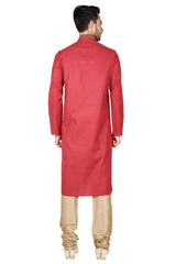 Shop Red Kurta Set Online For Men