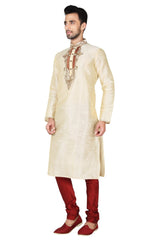 Shop Men's Kurta Set in Gold