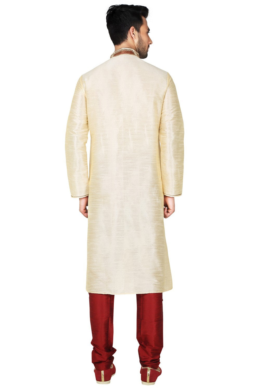 Shop Gold Kurta Set Online For Men