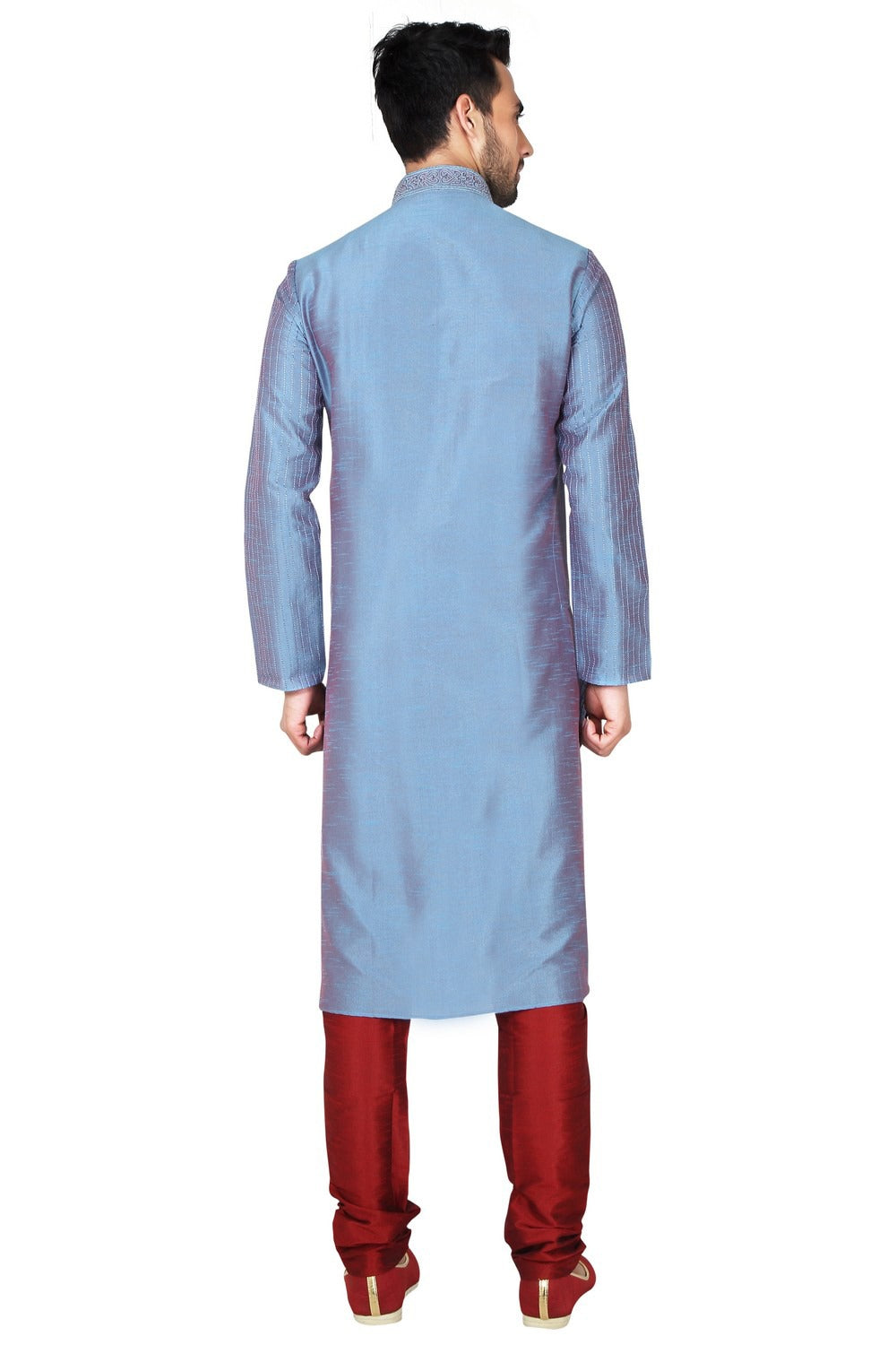 Shop Blue Kurta Set Online For Men