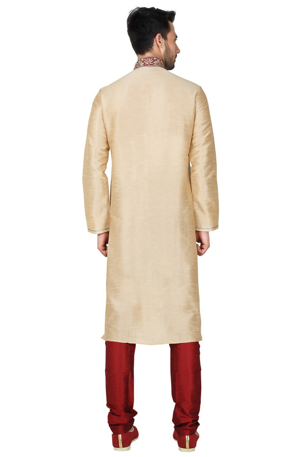 Shop Gold Kurta Set Online For Men