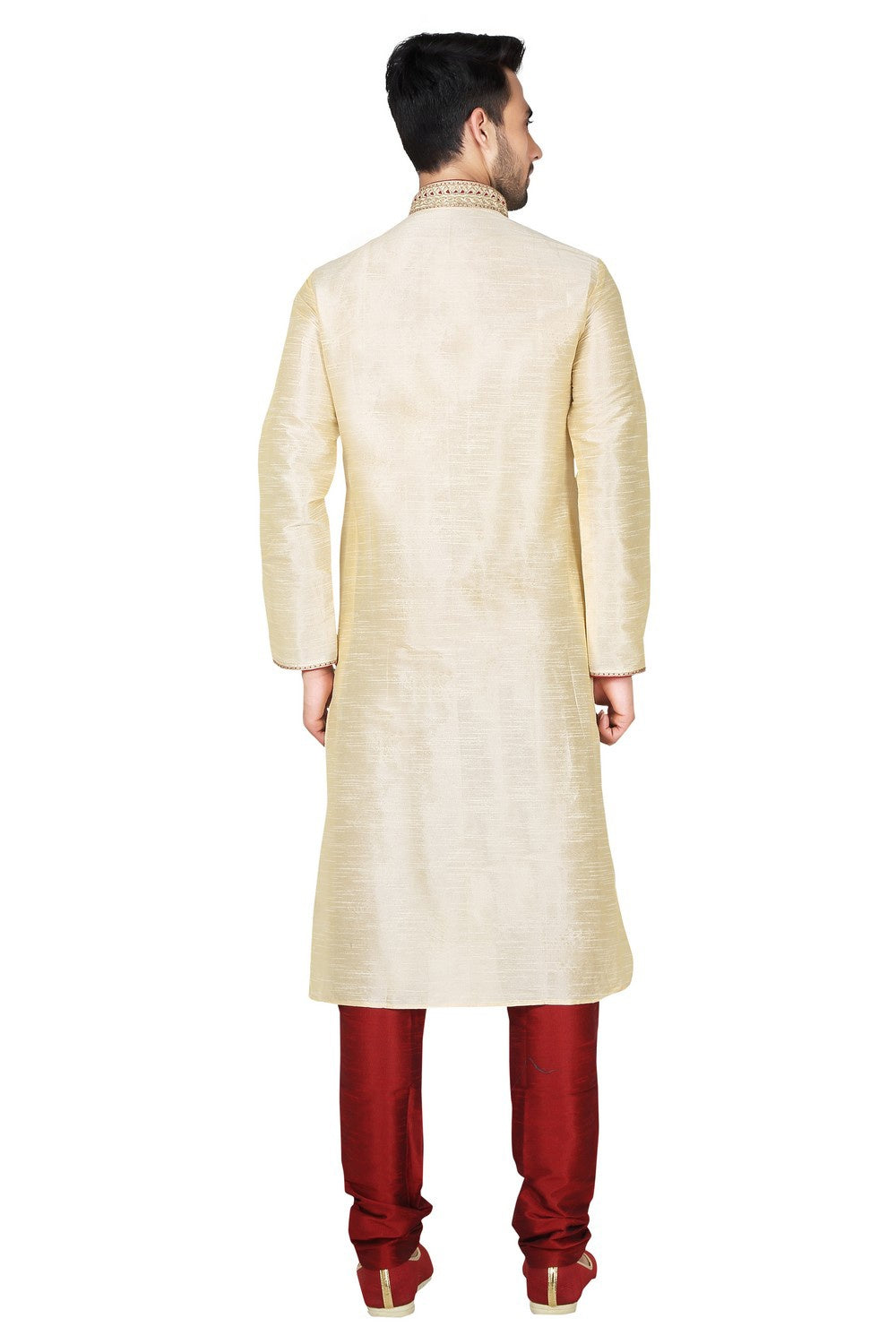 Shop Gold Kurta Set Online For Men