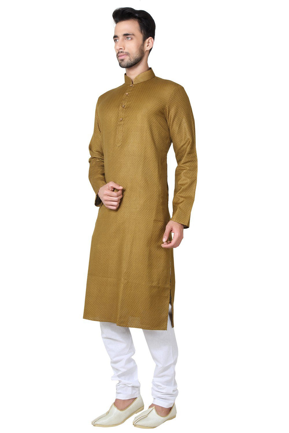 Shop Men's Kurta Kurta Set in Brown 