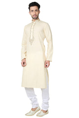 Shop Men's Kurta Set in Cream