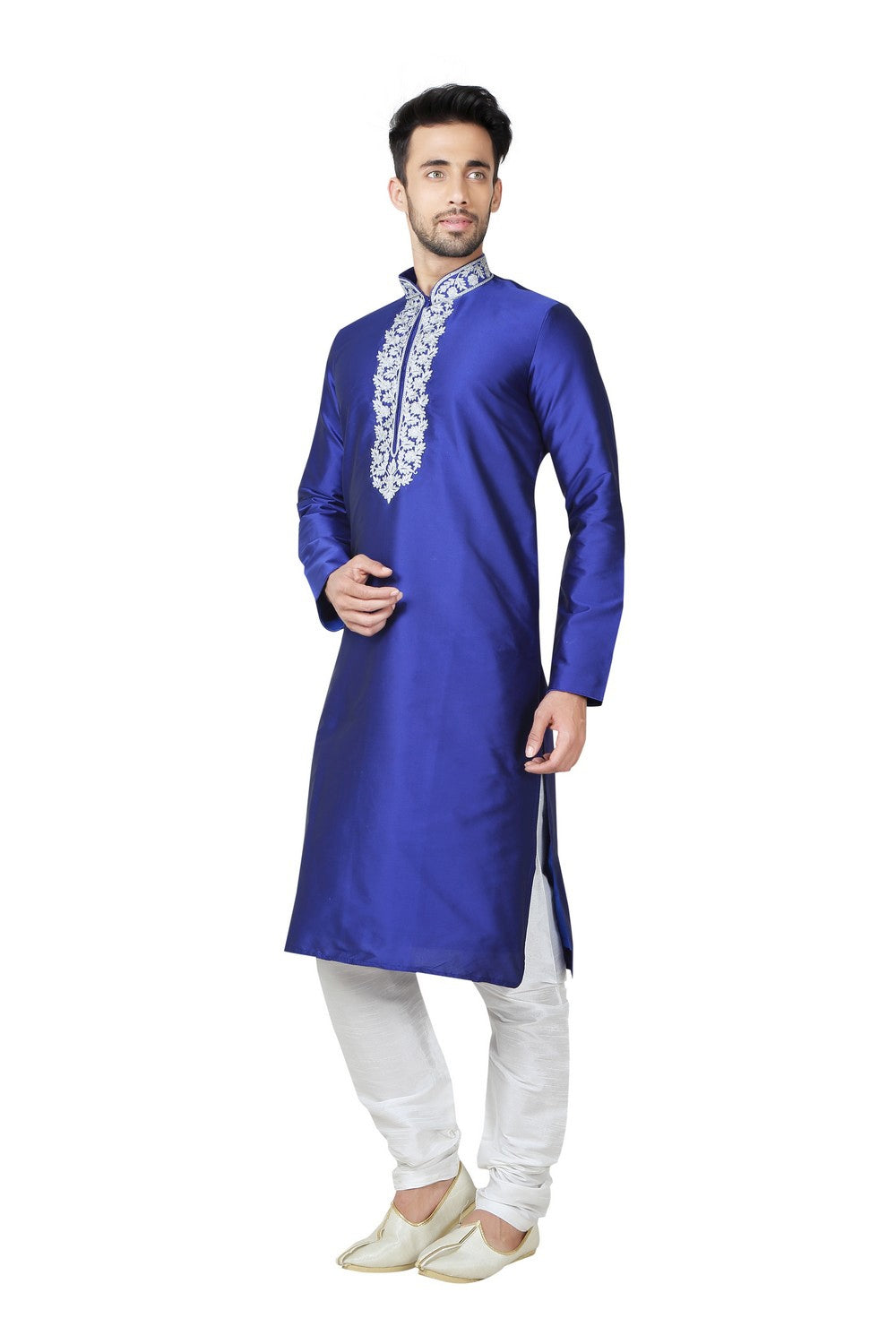 Shop Men's Kurta Set in Royal Blue