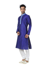 Shop Men's Kurta Set in Navy Blue