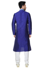 Shop Navy Blue Kurta Set Online For Men