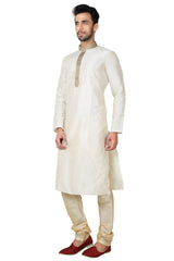 Shop Men's Kurta Set in Cream