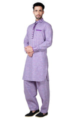 Shop Men's Pathani Set in Purple