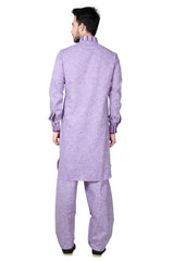 Shop Purple Pathani Set Online For Men