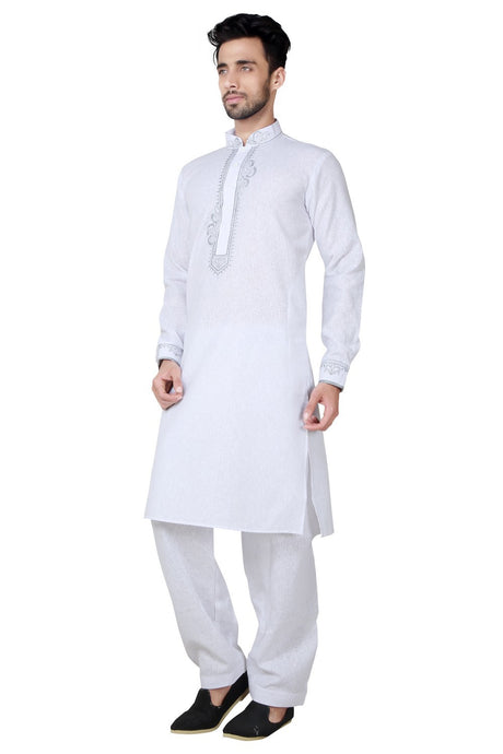 Shop Men's Pathani Set in White