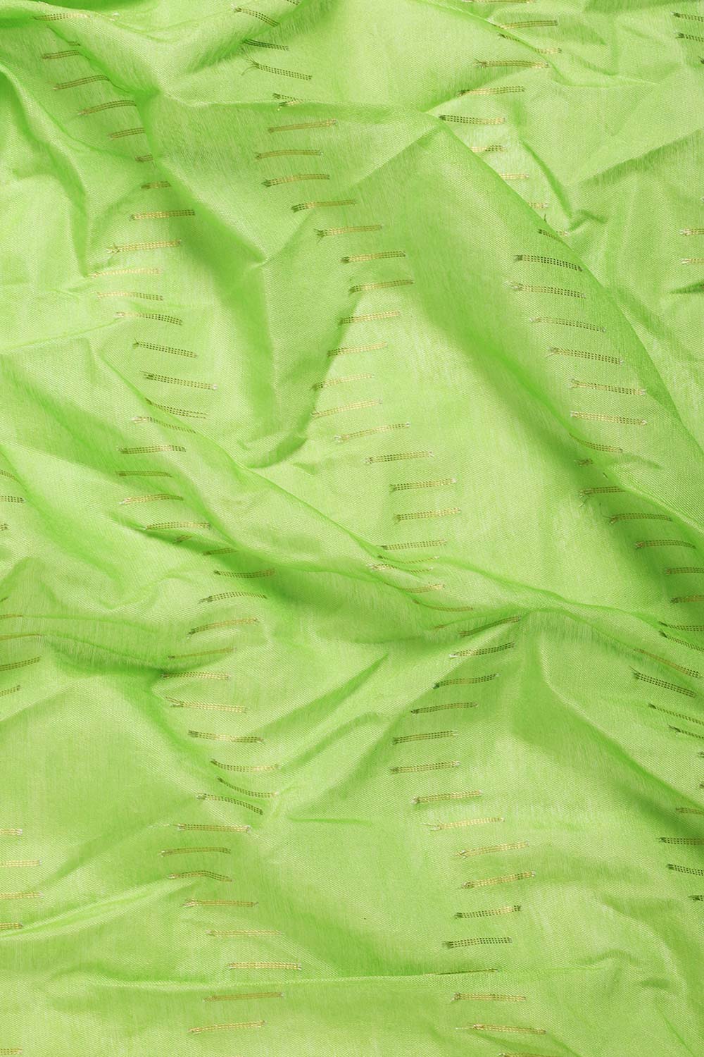 Green Silk Blend Bhagalpuri Woven Design Saree