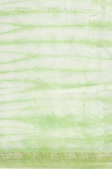 Green Pure Silk Bhagalpuri Tie And Dye Saree