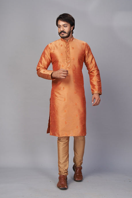 Shop Orange Kurta Pajama Online
