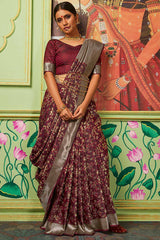 Buy Banarasi Art Silk Woven Saree Online