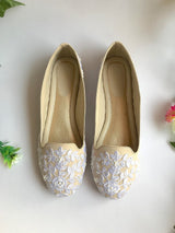 Women's Soft Faux Leather Loafers in Cream