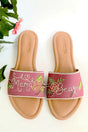 Buy Soft Faux Leather Flats In Pink And Brown