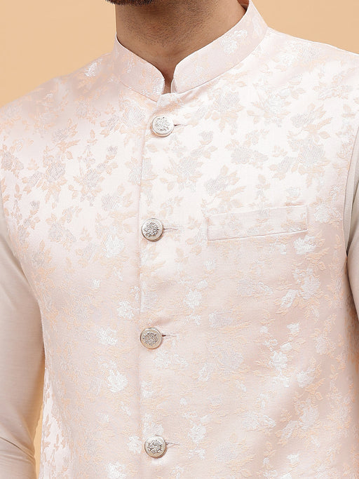 Off-White Nehru Jacket Set - ANKITA LATH - 4059296