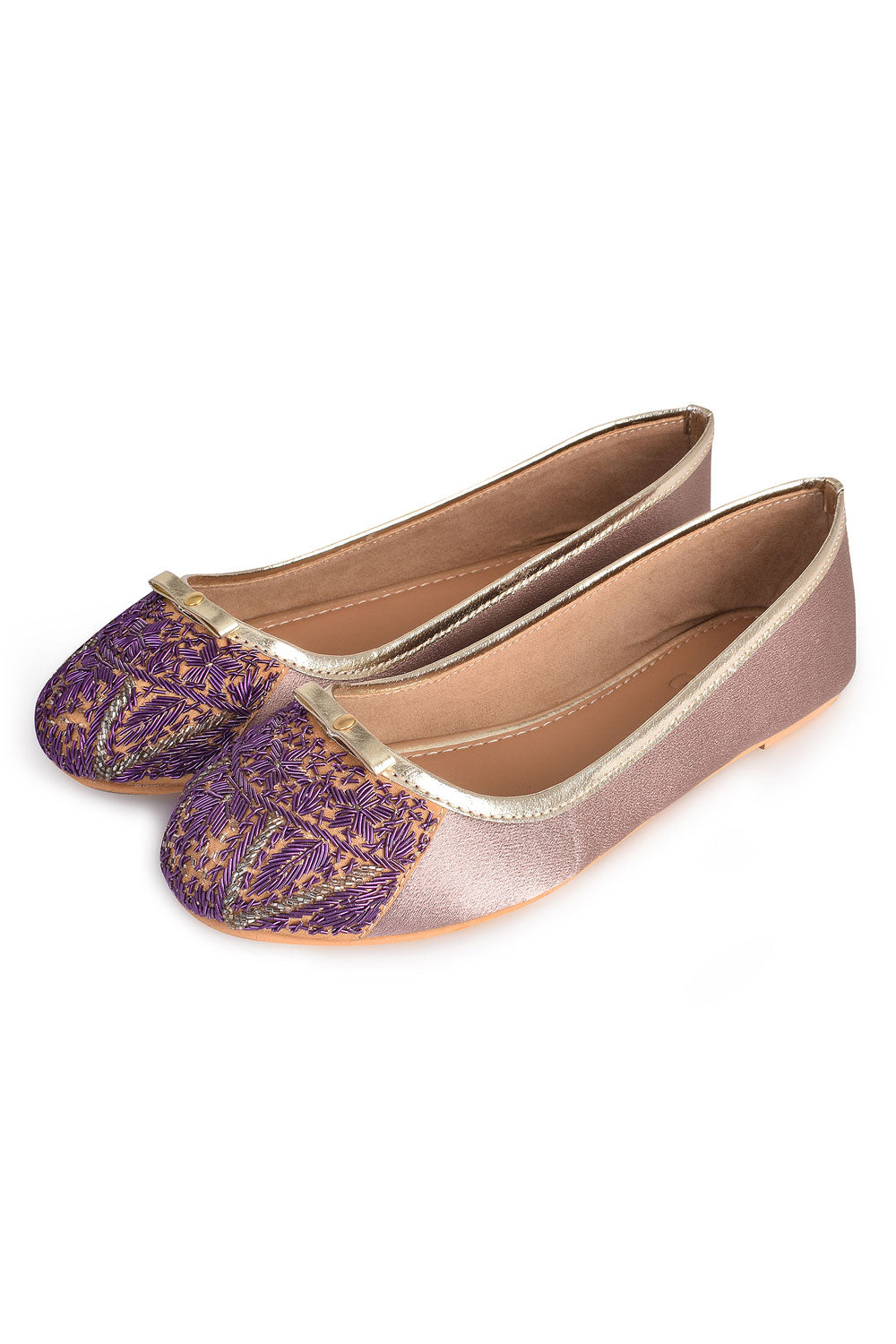 Buy Soft Faux Leather Shoes in Purple