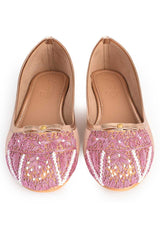 Pink Embroidered Shoes