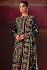 Green Pashmina Digital Printed Palazzo Suit Set