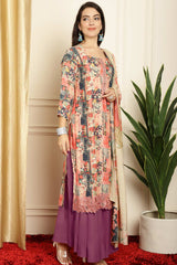 Multi Muslin Digital Printed Salwar Suit