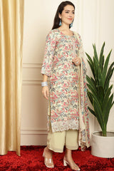 Multi Muslin Digital Printed Salwar Suit