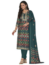 Multi Pashmina Digital Printed Dress Material