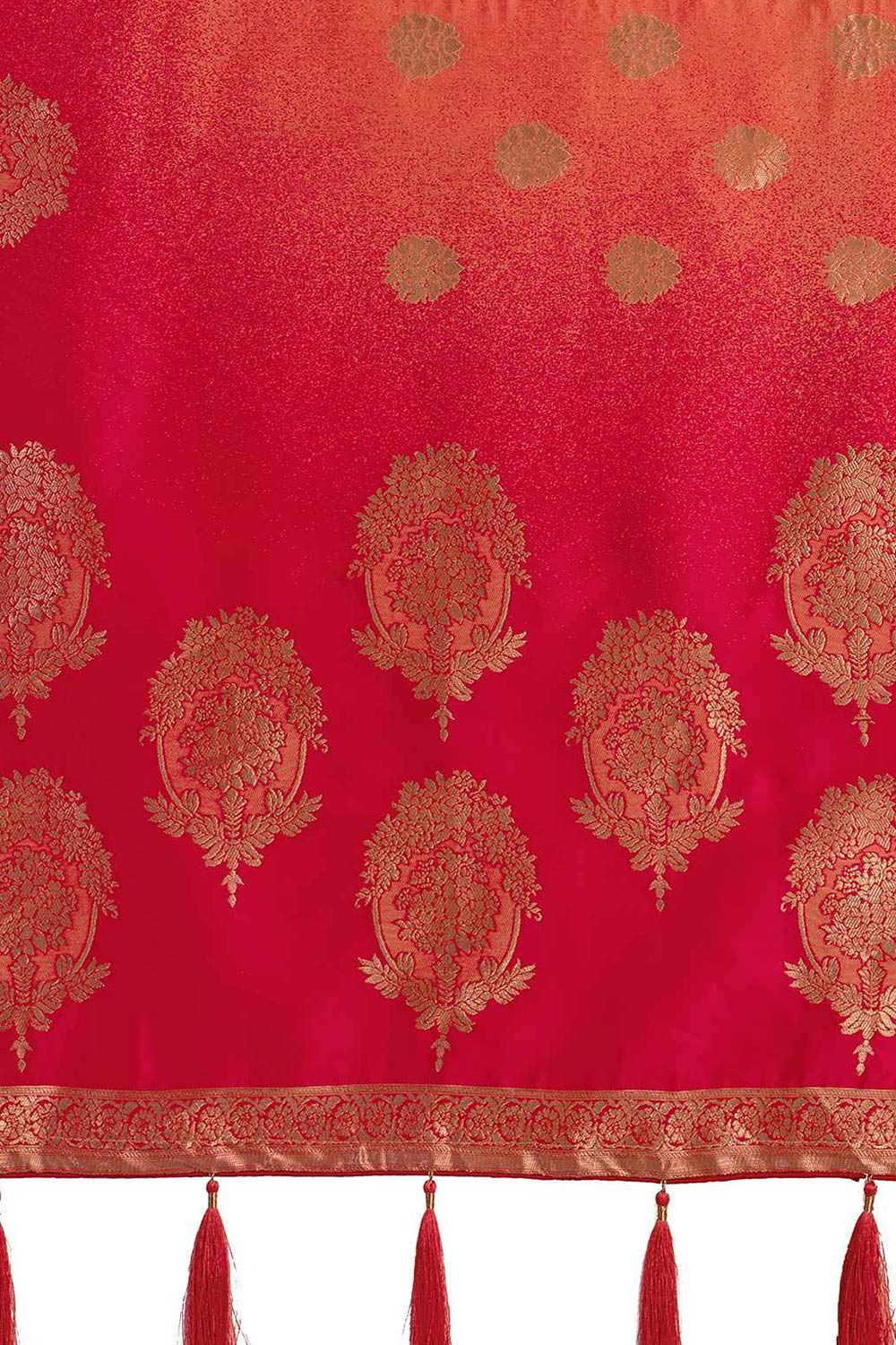 Pink Banarasi Silk Woven Saree