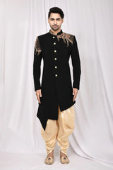 Black Imported Armani Semi Indo Patiala