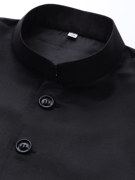 Black Men's Kurta