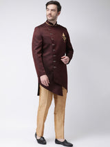 Wine Suiting Semi Indo Pant