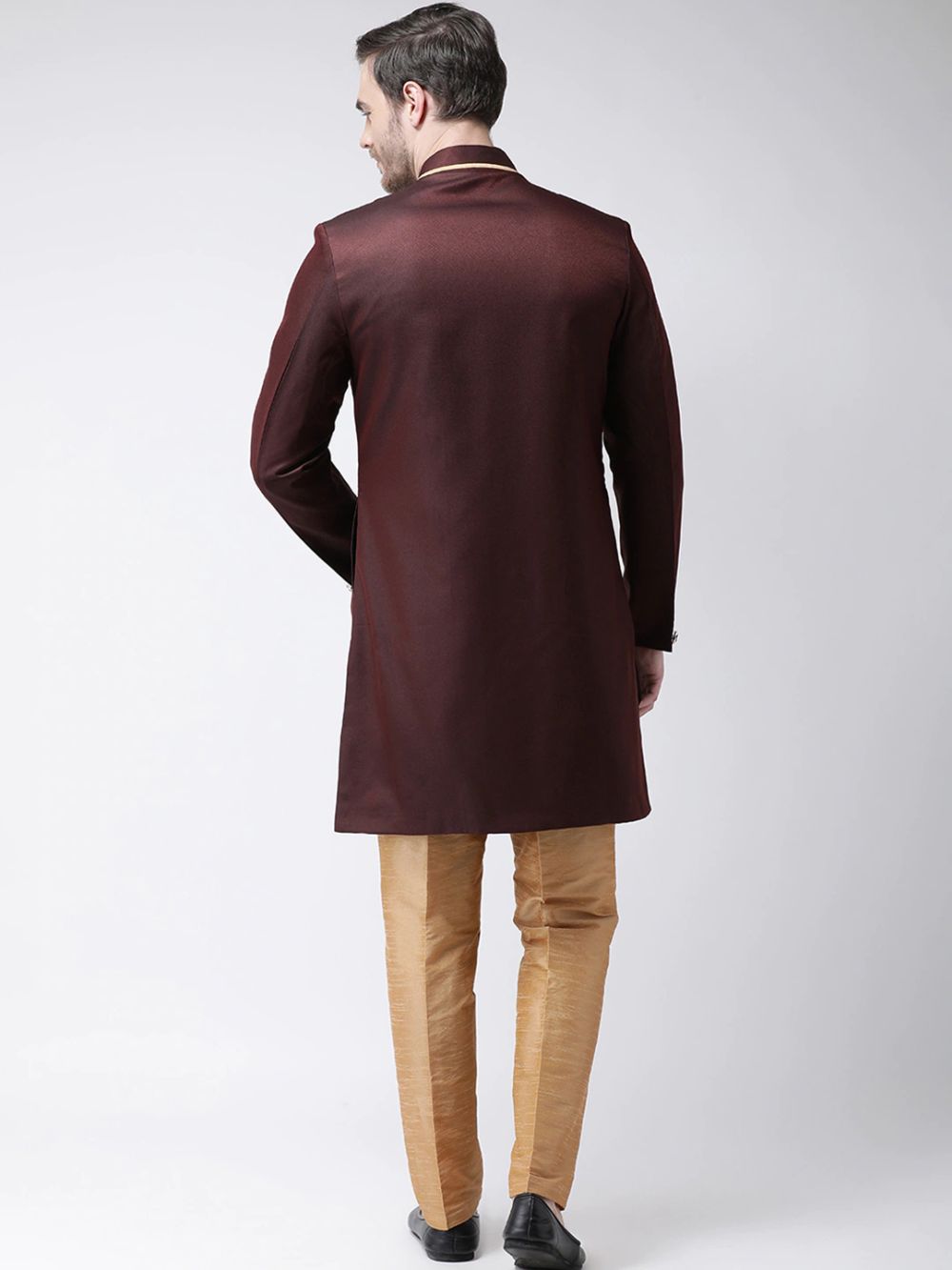 Wine Suiting Semi Indo Pant