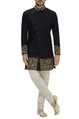 Black Imported Armani Sherwani Pant