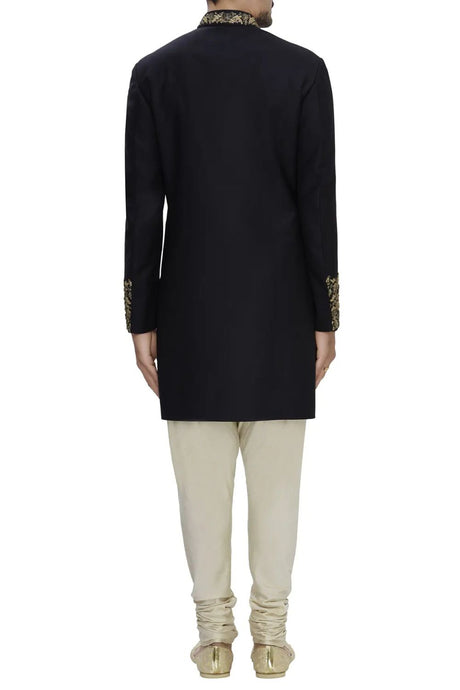 Black Imported Armani Sherwani Pant