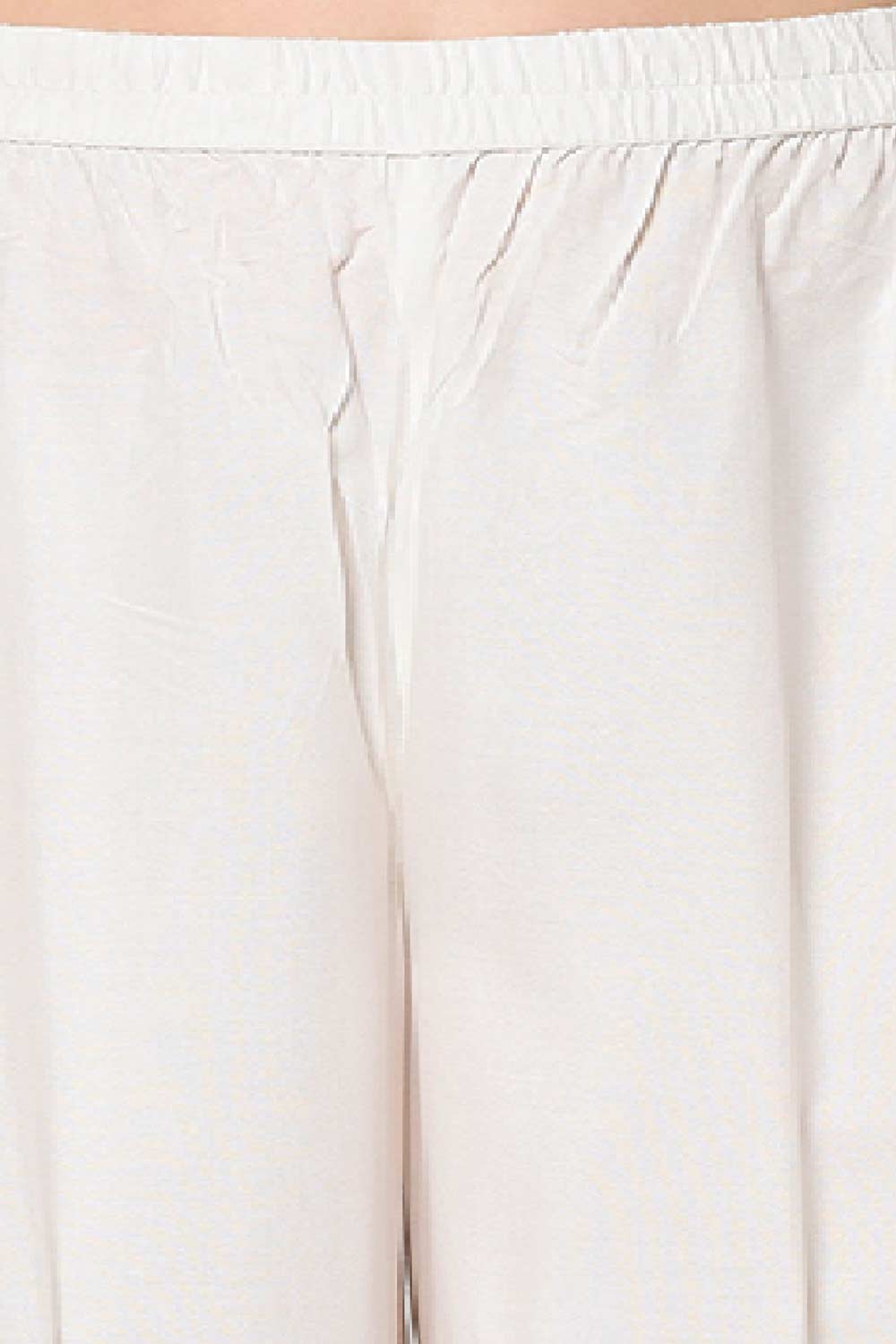 Buy Rayon Block Printed Ready to Wear Suit Set in Teal Green Online - Zoom In