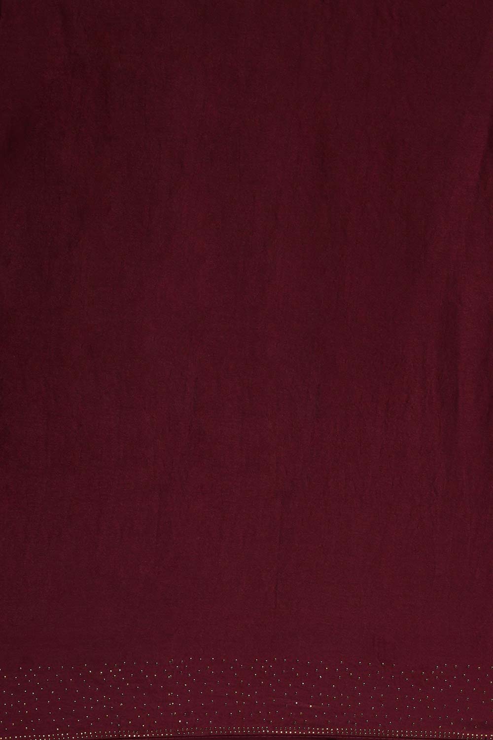 Satin Diamond Work Saree In Maroon