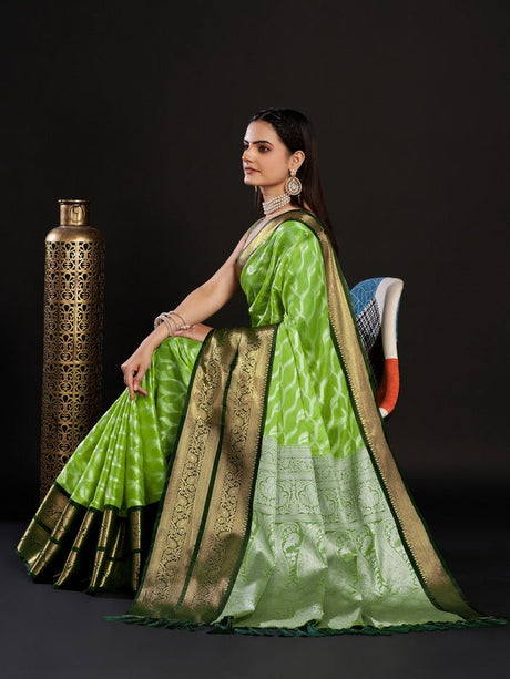 Green Kanjivaram Silk Green Saree
