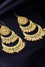 Buy Handcrafted Gold Filigree Enamelled Chandbali Online