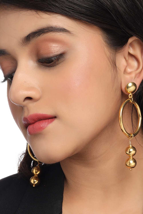 Buy Handcrafted Gold Classic Drop Earrings Online