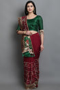 Buy Women's Soft Silk Embroidered Saree in Maroon