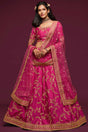 Buy Art Silk Embroidered Lehenga Choli in Pink