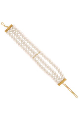 Buy Women's Alloy Bracelets in White - Back