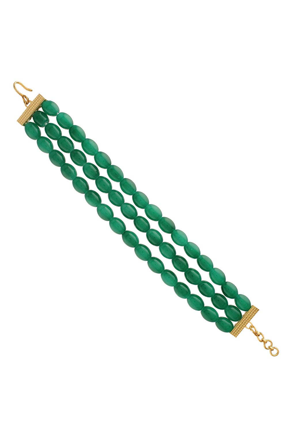 Buy Women's Alloy Bracelets in Green - Back