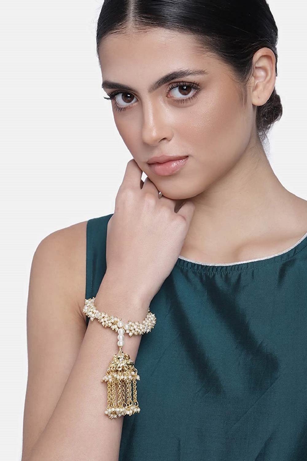 Buy Women's Alloy Bracelets in Gold