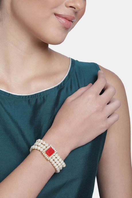 Buy Women's Alloy Bracelets in Red