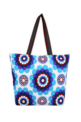 Canvas Handbag In Multi-Color