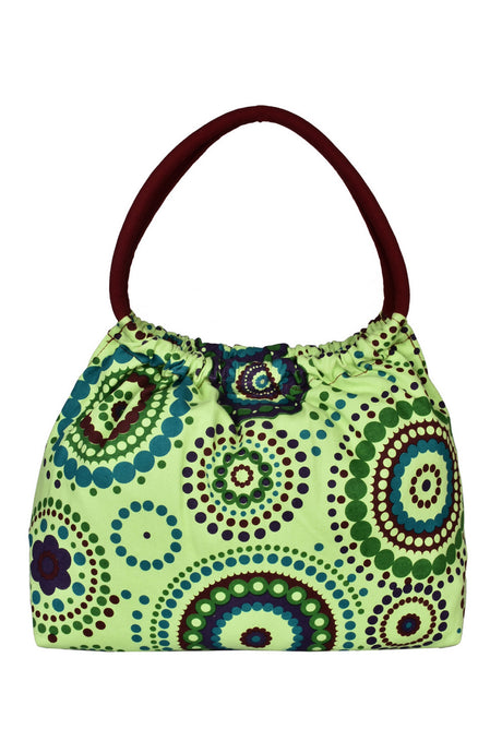 Canvas Handbag In Multi-Color