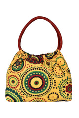 Canvas Handbag In Multi-Color