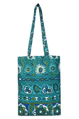 Canvas Handbag In Multi-Color